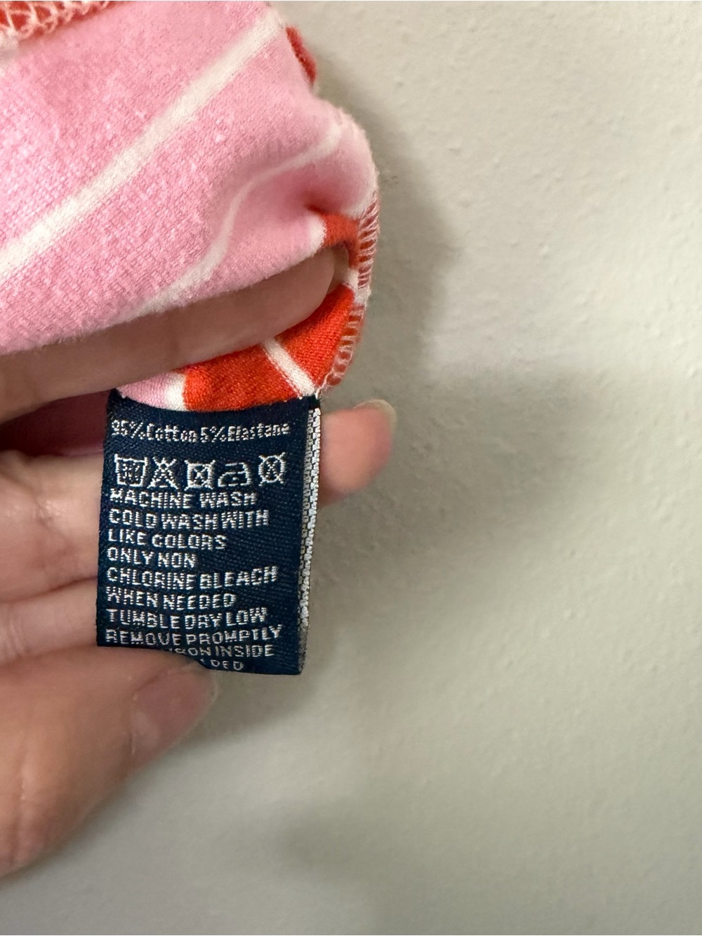 Toobydoo New York Striped Play Dress Pink Orange Cotton Size 12-18M - Picture 5 of 6